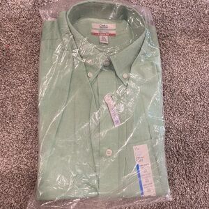 Croft & Barrow Mint Green Casual Button-Down Shirt